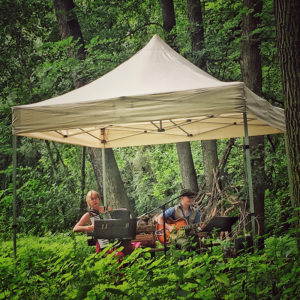 Musik im Wald unbeschreiblich beim Fahrradkonzert
