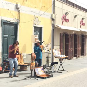 Straßenmusikanten in Candelaria